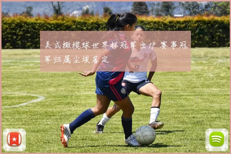 美式橄榄球世界杯冠军出炉 赛事冠军归属尘埃落定
