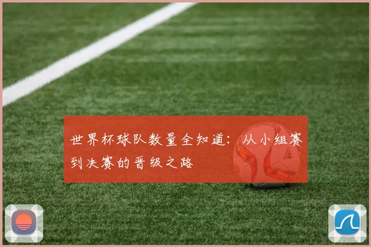 世界杯球队数量全知道:从小组赛到决赛的晋级之路