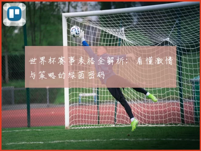 世界杯赛事表格全解析:看懂激情与策略的绿茵密码